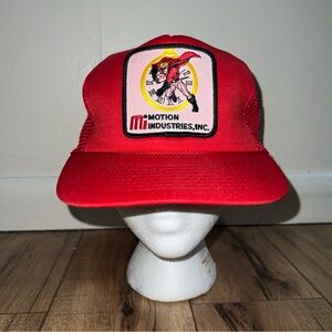 Vintage Snapback Motion Industries Trucker Hat/ Cap